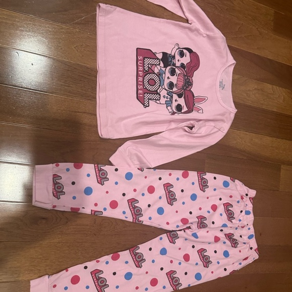 L.O.L. Surprise! Pink Pajama Sets with Floral Design